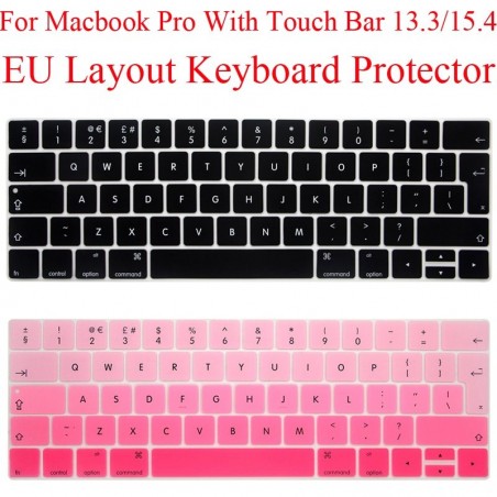 EU Keyboard Protector - Macbook Pro 13 - 13.3 - Silicone - ProtectionKeyboards