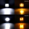 126W Car Light Assembly - 3000K - LED - Work Light Bar - Vehicles - Square - RoundLights & lighting