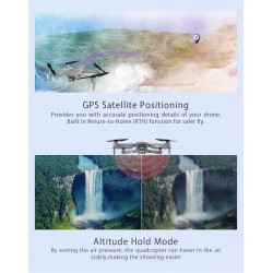 Eachine E520S PRO - GPS - FPV - Foldable - RTF - 5G - WiFi - 4K - HDR/C drone