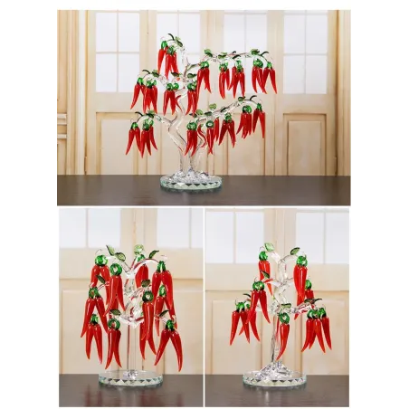 Crystal - Creative - Chili Tree - OrnamentsDecoration