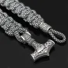 Vintage - braided viking bracelets - silver - camouflageBracelets