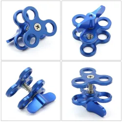 Aluminum - Arm Ball - Butterfly Clip - Gopro 5 6 CameraAccessories