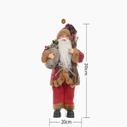 Christmas decoration - Santa Claus - mini cloth dollChristmas