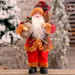 Christmas decoration - Santa Claus - mini cloth dollChristmas