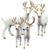 Christmas decoration - white reindeer - deerChristmas