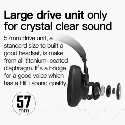 Bluedio T7 - ANC - Bluetooth 5.0 - wireless headset - HiFiEar- & Headphones