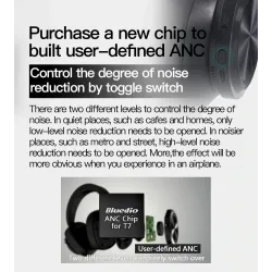 Bluedio T7 - ANC - Bluetooth 5.0 - wireless headset - HiFiEar- & Headphones
