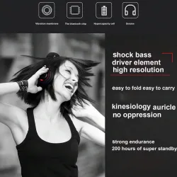 Wireless Bluetooth headphones with microphone - headsetEar- & Headphones