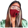 Face Mask - Washable - Black - Blue - RedMouth masks