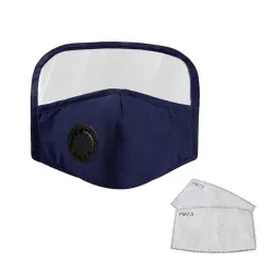 Face Mask - Washable - Black - Blue - RedMouth masks