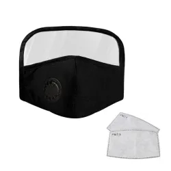 Face Mask - Washable - Black - Blue - RedMouth masks