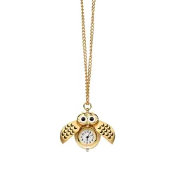 Vintage - Watch Owl - Pendant NecklaceNecklaces