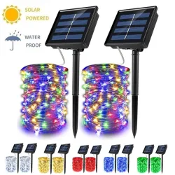 Christmas Decorations - Solar String - Fairy Lights - WaterproofLights & lighting
