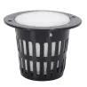 Mesh pot - basket - for hydroponic system plant / vegetable grow - with foam insert - 10 piecesGarden