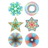 Spirograph drawing - interlocking gears wheels - painting / drawing accessories - educational toy - 22 piecesEducational