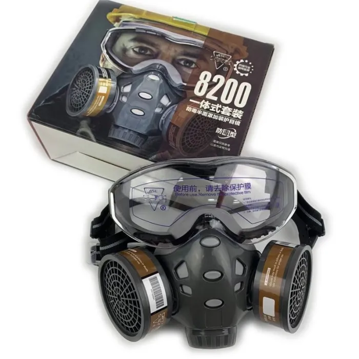Full Face Gas Mask - Glasses - Safety - Anti-Dust - Filter RespiratorMouth masks