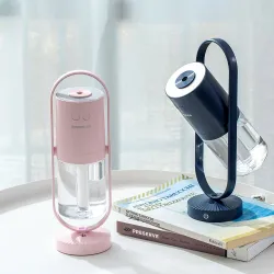 Air Ion Humidifier - 200ML - Ultrasonic - 7 Color LightsHumidifiers