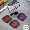 Go Pro 8 - Housing - Protective Case - FiltersProtection