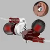 3.5mm - sport earphones - wired - super bass - headset with microphoneEar- & Headphones