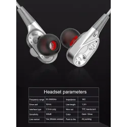 3.5mm in-ear wired earbuds - stereo headset with microphoneEar- & Headphones