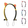 Bluetooth - wireless headset - microphone - in-ear headphones - Led luminous cat earsEar- & Headphones