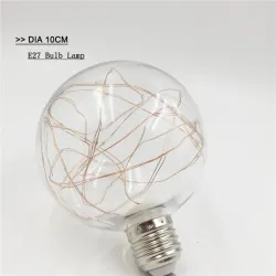 E27 - 220V 110V - RGB - LED decorative bulbE27