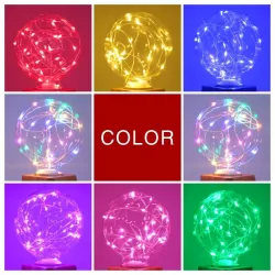 LED - RGB - E27 - 110V 220V - Edison bulb - decorative wires designE27