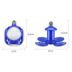 40W E27 - 220V 110V - RGB - LED - foldable bulb - football UFO lampE27
