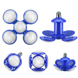 40W E27 - 220V 110V - RGB - LED - foldable bulb - football UFO lampE27
