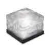 Glass stone - ice cube - crystal garden light - night lamp - solar - 4 piecesSolar lighting