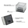 Glass stone - ice cube - crystal garden light - night lamp - solar - 4 piecesSolar lighting