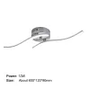 24W - 12W - 18W - AC85-265V - LED - ceiling light - lamp - modern curved designCeiling lights
