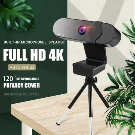 HD 4K 2K Web camera - 1080P - PC - computer - autofocus - USB - microphoneVideo