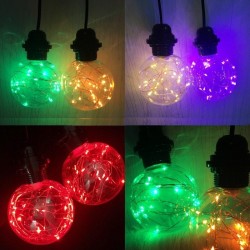 E27 - 220V 110V - RGB - LED decorative bulbE27