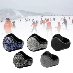Windproof - foldable - leather earmuffsWinter Sport