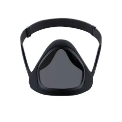 Transparent face / mouth cover - protective mask with openable mouth visorMouth masks