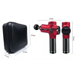 Massage gun - muscle pain relief / relaxation - electric body massager - 30 speeds - 2500mAHMassage