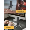 AU-PM461TR - USB microphone condenser - recording - online teaching - meetings - live streaming - gaming - with tripod standM...