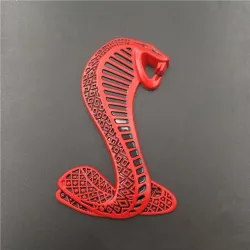 3D cobra - metal emblem - car stickerStickers