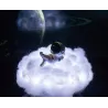 Cloud & astronaut - night light - rainbow effect - LED - USBLights & lighting