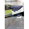 LED solar light - outdoor - motion sensor - wall - waterproof - 34 LEDSSolar lighting