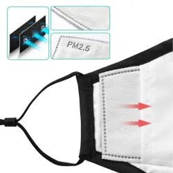 Protective face / mouth mask - PM.25 filters - reusable - formula racingMouth masks
