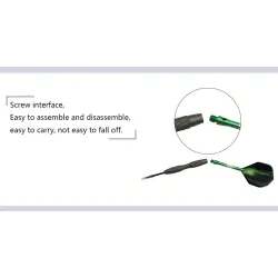 Professional green darts - steel tips - aluminum - 3 piecesPuzzles & Games