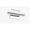 3W - 5W - 7W - LED wall light - stainless steel lamp with with switch - 25 cm - 40 cm - 55 cmWall lights