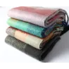 Colorful cashmere shawl with tassels - large - plaid / stripesScarves
