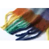 Colorful cashmere shawl with tassels - large - plaid / stripesScarves