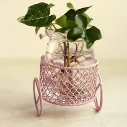 Vintage tricycle - iron bicycle with basket - storage container - home decorationDecoration