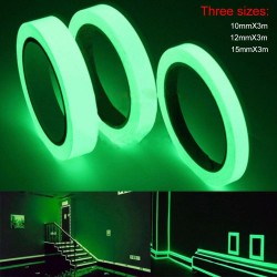 3M - luminous glowing in dark tape - night vision - self-adhesive - 10 - 12 - 15mm