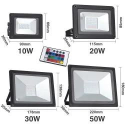 LED flood light - outdoor reflector - waterproof - 20W - 30W - 50WLights & lighting