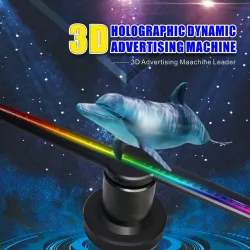 384 LED - 3D fan - 2 arms - hologram projector - advertising display - HiFi - remoteStage & events lighting
